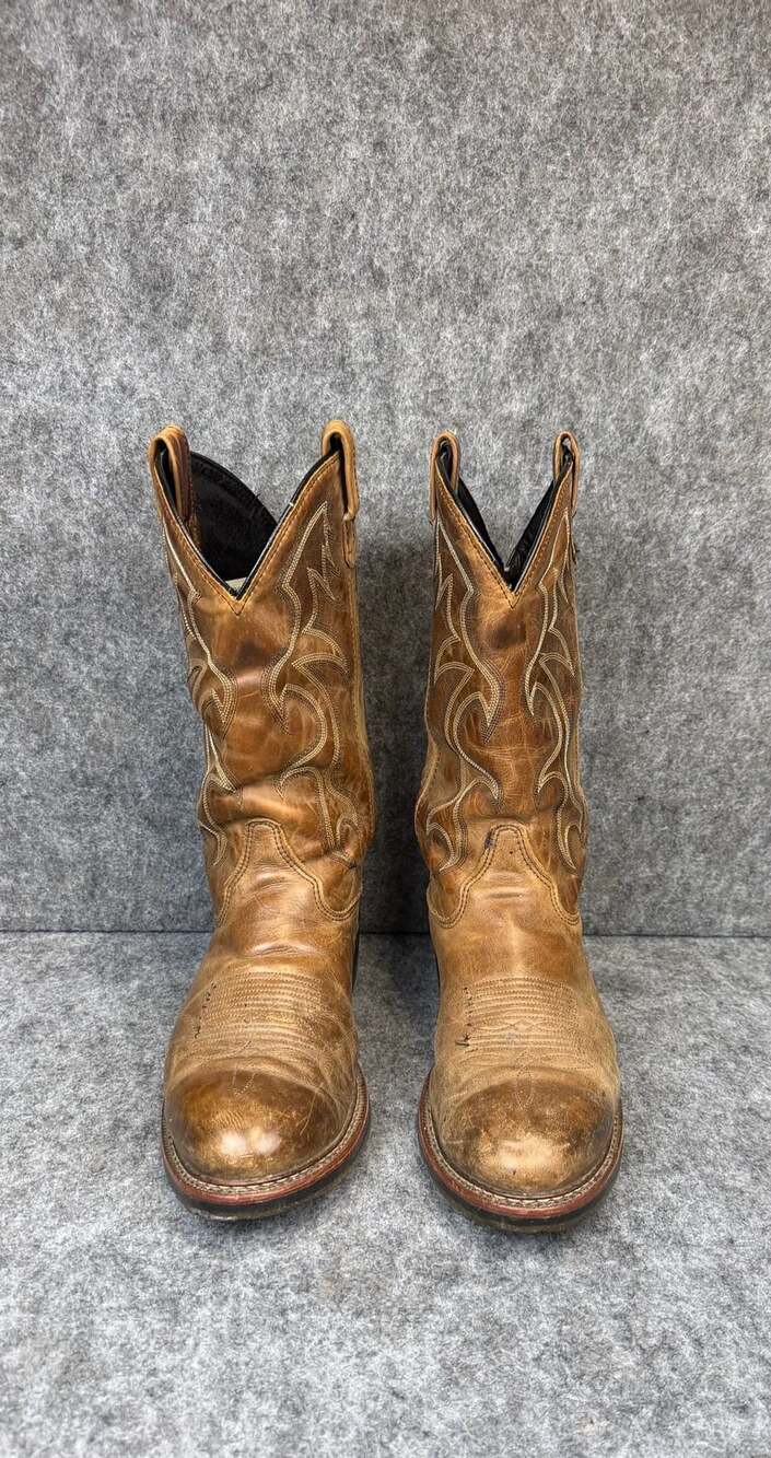 Double-H Boots Men's DH1554 Ice Work Western Boots Brown Size 10 D